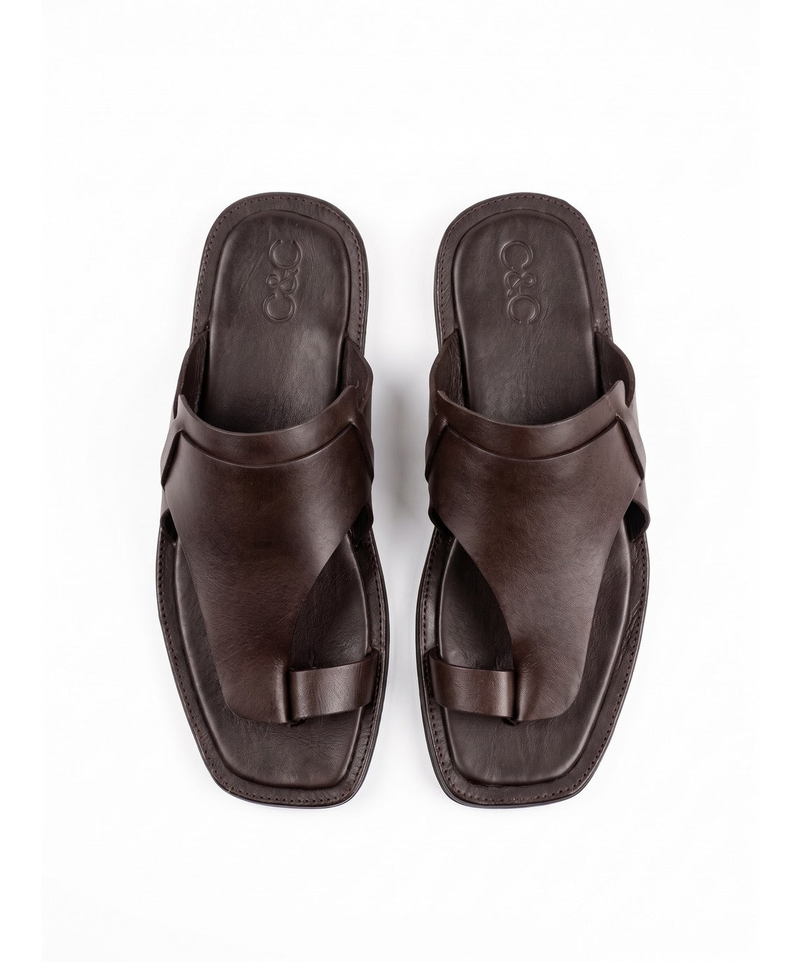 Brio – Brown Leather Kolhapuri Chappal for Men